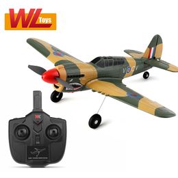 WLtoys XK A220 4Ch6G 3D Modle Stunt Plane Six Axis Stability Remote Control Aeroplane Electric RC Aircraft Outdoor Toys For adult 220713