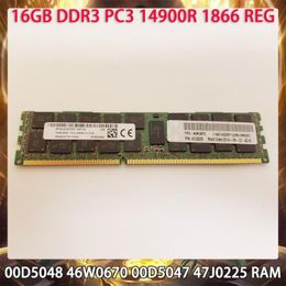 RAMs Server Memory 00D5048 46W0670 00D5047 47J0225 16GB DDR3 PC3 14900R 1866 REG RAM Fast Ship Works PerfectlyRAMs