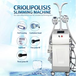 Beauty Equipment 360 Cryolipolysis Cavitation Slimming Rf Vacuum Cold Fat Freezing Laser Lipolysis Beauty Machine with 8 Handles