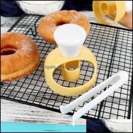 Baking Mods Bakeware Kitchen Dining Bar Home Garden Creative Donut Maker Mould Food Grade Abs Plastic Cake Mod B Dh5Ub