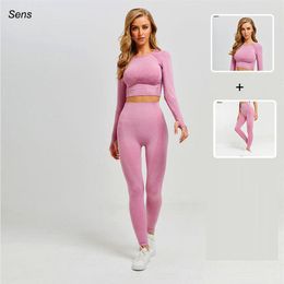 ropa deportiva gym mujer Canada - Suit Leggings ropa deportiva mujer Sports Pants Gym clothing Women Yoga Set Y2004133115