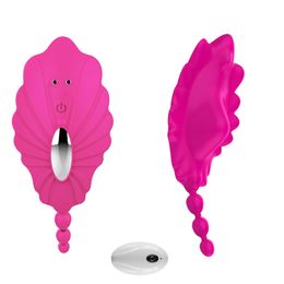 Clitoral Stimulator Vibrator 10 Modes Remote Control Wearable Butterfly Invisible Panties Vibrating Egg sexy Toys For Women