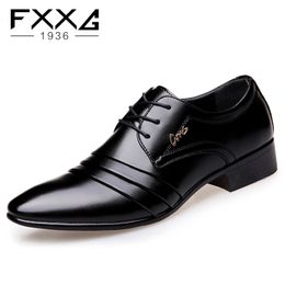 Top Quality Men oxfords Dress Shoes Fashion Lace-up Wedding Black Shoes Mens Pointed Toe formal Office Shoes Big Size 5766 Y200420