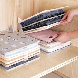 Hooks & Rails 1/5/10PCs Wardrobe T Shirt Clothing Folder Board Convenient Short Organiser Multi-Functional Home Storage Separate ToolsHooks