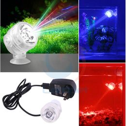 rium Amphibious Submersible Mini LED Spotlight Adjustable Direction 6 Colour Lamp Light With Suction Clip Y200917