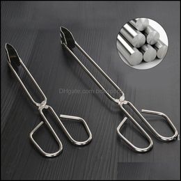 Bbq Tools Accessories Outdoor Cooking Eating Patio Lawn Garden Home Stainless Steel Food Clip Barbecue Carbon With Long Handle Grilled Po