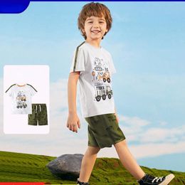 Clothing Sets Summer European And American Style Boys' Cotton Short Sleeved Shorts Set Fashion Printing 2-piece Of Children's Clothe