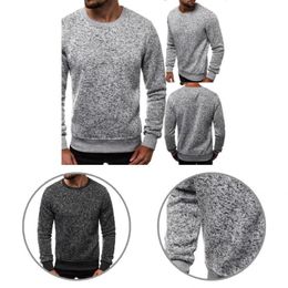 Men's Sweaters Jumper Sweater Knitwear Men Autumn Winter Close-fitting Casual Simple Pure Color SweaterMen's