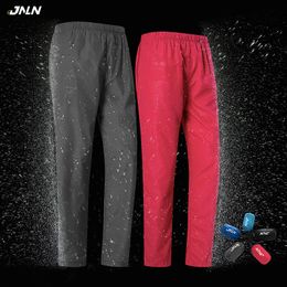 JNLN Women Men Camping Pants Trekking Climbing Hiking Waterproof Unisex Sports Quick Dry Mountain Rain Trousers Anti UV 220719