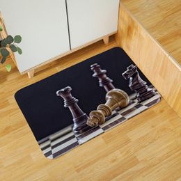 Carpets Chess Delicate Pattern Side Bathtub Kitchen Bedroom 60 90 NonSlip Absorb Water Mat Floor House Door 40 Mats Modern Home DecorCarpets