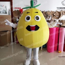 Halloween Grapefruit Mascot Costume Top quality Cartoon Plush Anime theme character Christmas Carnival Adults Birthday Party Fancy Outfit