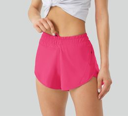 Shorts esportivos de secagem rápida de 2,5 polegadas soltos respiráveis calças de ioga femininas saia versáteis bolso lateral casual leggings de academia