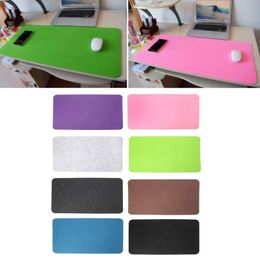 67x33cm Solid Colour Large Felt Cloth Mouse Pad Non-slip Mouse Pad Mouse Mat for Computer Office Desk pad 8 Colours