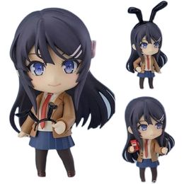 #1124 Sakurajima Mai Anime Figure Rascal Does Not Dream of Bunny Girl Senpai Action Seishun Buta Yarou Figurine Model Toy 220520