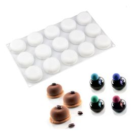 Baking Tools 15 Round cake Silicone Mold DIY bread Chocolate Dessert Brownies Decorating 220601