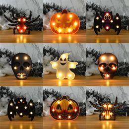 Other Festive & Party Supplies Halloween LED Lights Horror Pumpkin Ghost Bat Spi 220823