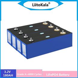 LiitoKala 3.2V 180Ah Lifepo4 Battery Pack Large Capacity Car Battery DIY 12V 24V Solar Energy Storage RV Golf Cart Various Combination Options