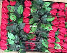 Wholesale Fresh rose Artificial Flowers Real Touch Home decorations for Wedding Party Birthday