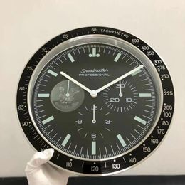 Wall Clocks 2022 Luxury Clock Speed Master Quartz Modern Design Metal Art Watch Relogio De Parede Horloge
