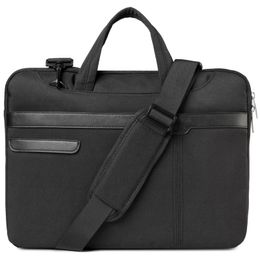 Briefcases Slim Laptop Bag Water Resistant 15.6in Tablet Case Sleeve Messenger Shoulder For Man WomenBriefcases