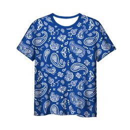 New 3D Print Causal Clothing Bandana Pattern Fashion Men Women T-shirt Plus Size Size S-7XL 008