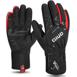 GIYO Winter Men Womens Cycling Motorcycle Bike Bicycle Full Finger Windproof Waterproof Sport Gym Gloves 220622