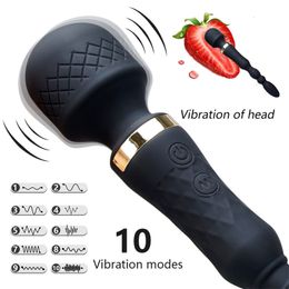 Adult Massager Av Vibrator Wireless Dildo Magic Stick Women Clitoris Usb Rechargeable Stimulator Goods Toys for Adults