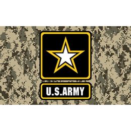 3x5FT Flag Camo United States Army Star Military USA Camouflage Banner Pennant