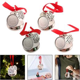 Christmas tree pendant sublimation love bell car figurine miniature wind chime