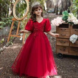 Vestido De Aniversário Para Meninas Vermelho Branco Online | DHgate