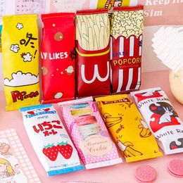 Learning Toys New creative simulation snack pencil case School bag cute boy student kid stationery Fun storage T220829