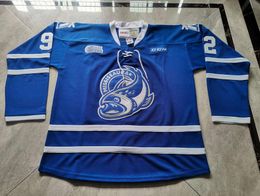 Custom Hockey Jersey Men Youth Women Vintage Mississauga Steelheads 92 Owen Beck High School Size S-6XL or any name and number jersey
