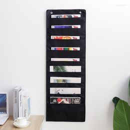 Over The Door File Organizer Wall Mounted Hanging Folder Holder Mail Organizers Office Supplies Storage Pocket For Paper Boxes & Bins