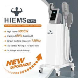 Directly effect Hemt ems neo muscle building body contouring emslim slimming machine physical therapy and fitness technique with rf built muscles fat reduce
