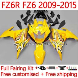 Fairings Kit For YAMAHA FZ6N FZ6 FZ 6R 6N 6 R N 600 09-15 Bodywork 31No.9 FZ-6R FZ600 FZ6R 09 10 11 12 13 14 15 FZ-6N 2009 2010 2011 2012 2013 2014 2015 OEM Body stock yellow