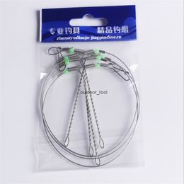 Stainless Steel Fishing Tool Rigs Wire Leader Anti-Winding Hooks Balance Bracket Fishing Tackle Accessories