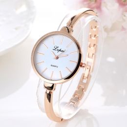 Wristwatches Women Watch 2022 Top Fashion Bracelet Ultra Slim Watchband Dress Wrist Female Clock Zegarek Damski