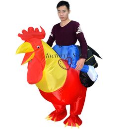 Mascot doll costume Pneumatic Service Cartoon Dolls Rooster Pneumatic Service Funny Funny Props and Performances Clothing