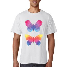 Men's T-Shirts Women Graphic Butterfly Watercolor 2022 Cute Fashion Print Short Sleeve Summer Female Clothes Tops Tees Tshirt T-ShirtMen's