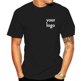 Customised designed T shirt DIY men s and women s t shirt short sleeved advertising 220712