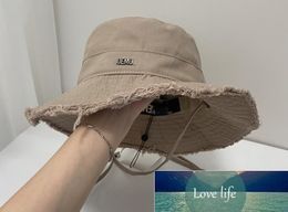 Outdoor Fisherman Hat Sun Caps Embroidery Hat with Inner Brand Label Panama Bob Basin Cap