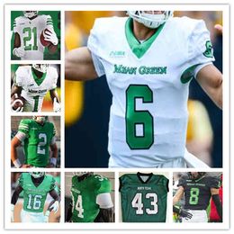 Custom 2021 College North Texas UNT Mean Green Football Jersey DeAndre Torrey Roderic Burns KD Davis John Davis Jr. Jace Ruder Austin Aune