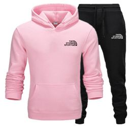 Men's Tracksuits brand two piece set men zip jacket sweatpants joggers sweatsuit tracksuit sportswear hoodie pants male top 2023