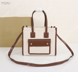 New fashion color matching Tote Bag luxury designer women's single shoulder diagonal handbag