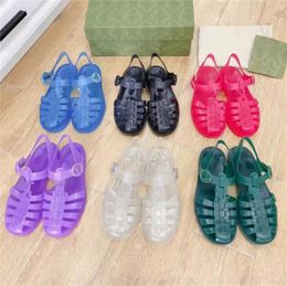 2022 Newest fashion designers Luxury Women Roman rubber sandals top quality Sandy beach slippers Flat Comfort Beach Slide unisex Sexy Lady Scuffs Shoes