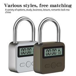 Digital Time Lock Equipment Bondage Timer Locks Safe Handcuffs Bdsm Sexyshop Erotic Accessories For Adult Game 220726