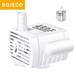 ROJECO Water Pump For Auto Cat Fountain Accessories Pet Drinking Drinker Dispenser Replacement 220323