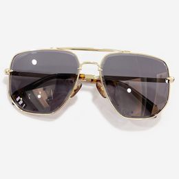 2022 Oval Alloy Wrap Sunglasses Female Fashion Trend Pilot Gradient Eyeglasses Design Personalised Lentes De Sol Mujer
