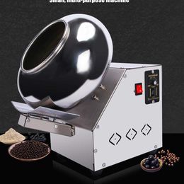 220V Commercial Sugar Candy Tablet Coating Machine Blender Electric Mini Pill Polishing Machine Pellets Coater