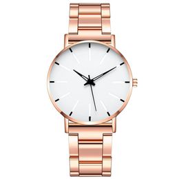 Fashion Life Waterproof Mens Watch Womens Watch Rose Gold Steel Bracelet Women Watches Birthday Gift Color3